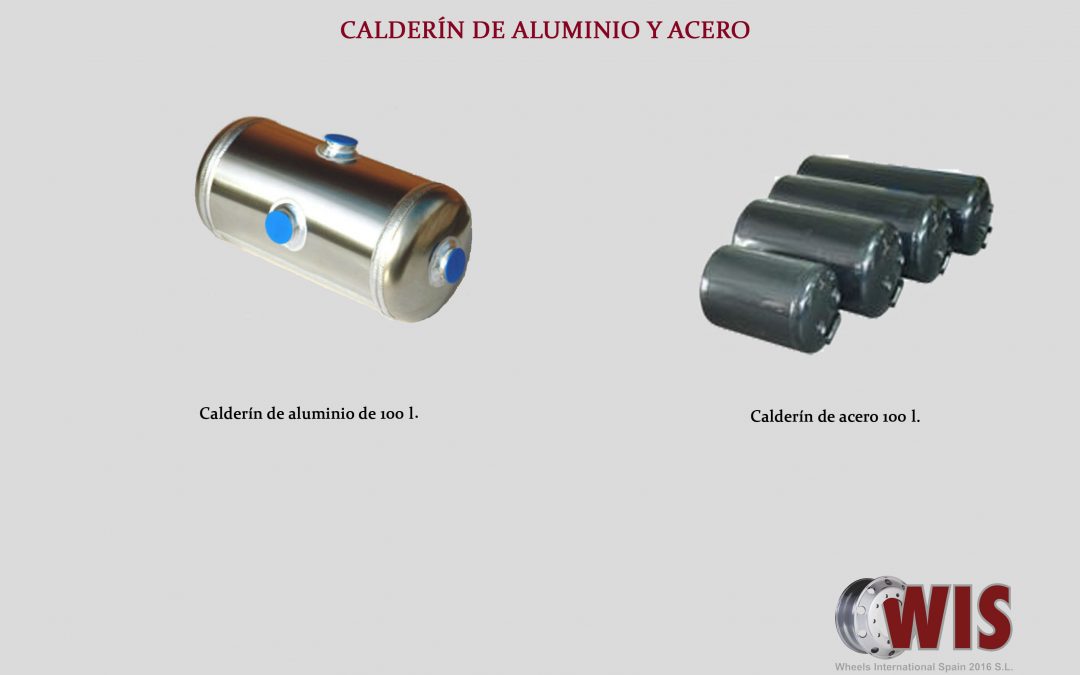 Calderines de acero y aluminio