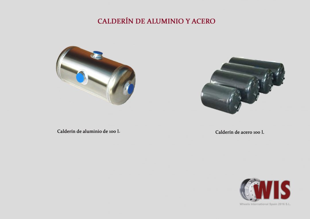 Calderines de acero y aluminio